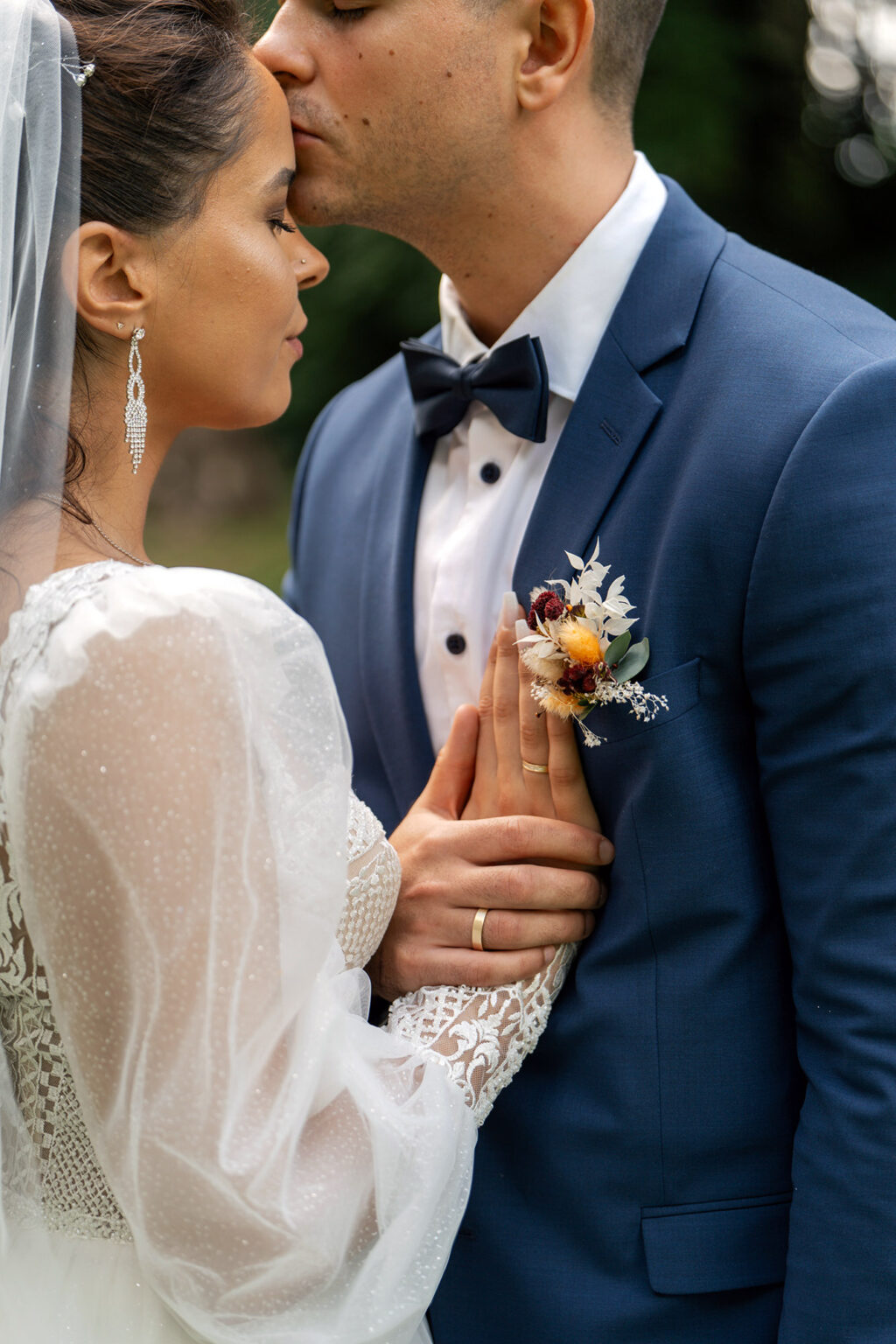 Kuss Hochzeitsfotograf Stadt